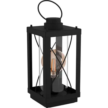 EGLO 43624 Stolní vintage lampa BRADFORD 1, 1xE27, 60W, černá