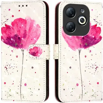 Pouzdro na tablet VSECHNONAMOBIL 94069 ART Peněženkový kryt pro Infinix Smart 8 FLOWER