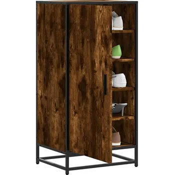 Botník Botník kouřový dub 48x38x97,5 cm kompozitní dřevo Hnědá 849201