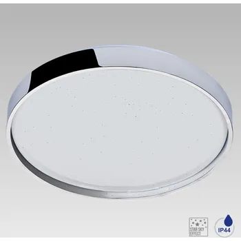 PREZENT 71332 Stropní LED osvětlení SWIMM, 38,5 cm, 36W, 4000K, IP44, chromované, kulaté