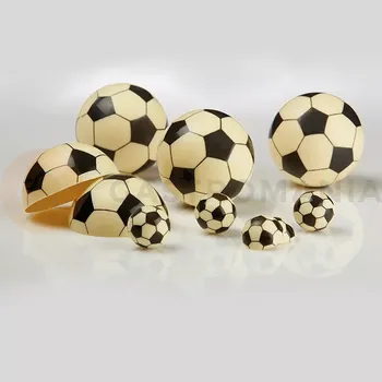 Čokoládová tyčinka Transferová forma s dekorem, 10 ks, kuličky 30 mm | PAVONI, TFOOT-30SB
