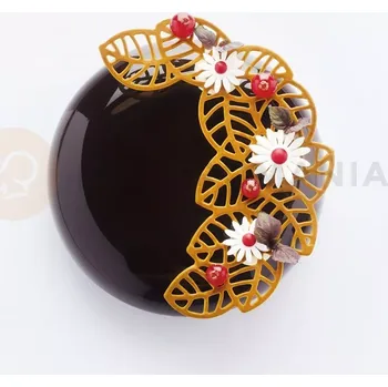 Čokoládová tyčinka Silikonová forma na zdobení dortů, listy | PAVONI, PR001S