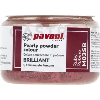 Výroba svíčky Barvivo v prášku, rozpustné v alkoholu nebo k přímému použití rubínové 40 g | PAVONI, M03SB