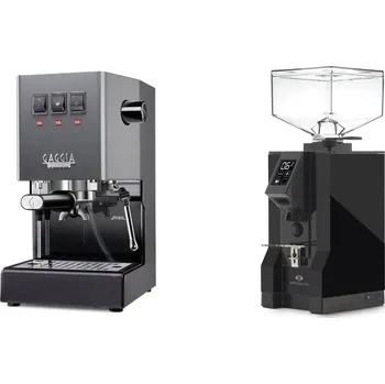 Kávovar Gaggia Classic E24, grey + Eureka Mignon Specialita, BL black