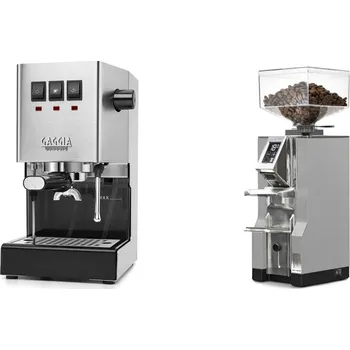 Kávovar Gaggia Classic E24 BC, stainless steel + Eureka Mignon Libra,…