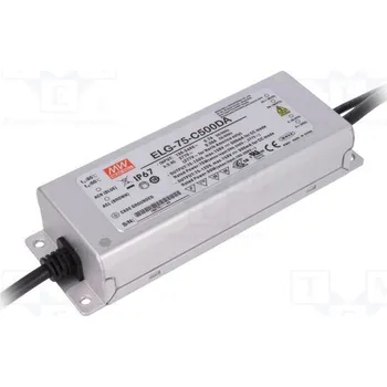Napájecí zdroj pro osvětlení MEAN WELL ELG-75-C500DA