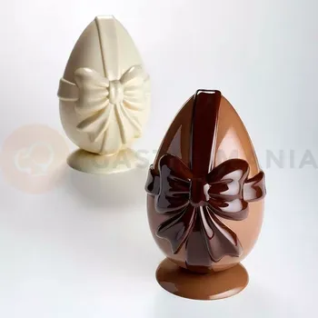 Čokoládová tyčinka Tepelně tvarovaná forma na monoporce ve tvaru vajíčka s mašlí 2 kusy | PAVONI, KT216