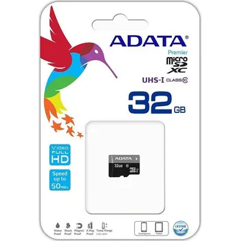 Paměťová karta Adata Micro SDHC 32GB Premier UHS-I Class 10