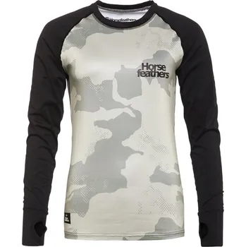 Termo triko Horsefeathers Mirra - snowstorm barva: bílá, velikost: XL