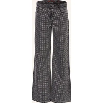 Only Dívčí Džíny S Ozdobnými Kamínky, grey denim, 152