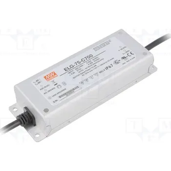 Napájecí zdroj pro osvětlení MEAN WELL ELG-75-C700