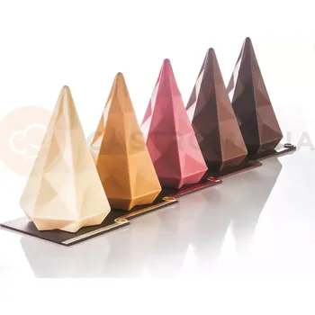 Čokoládová tyčinka Sada tepelně tvarovaných forem na čokoládu ¶ 13,5 cm, vánoční stromky | PAVONI, KT205