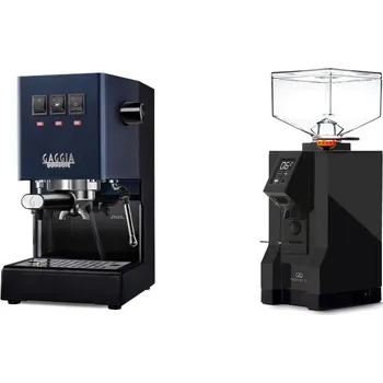 Kávovar Gaggia Classic E24, blue + Eureka Mignon Perfetto, BL black