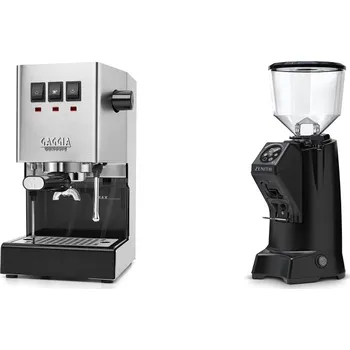 Kávovar Gaggia Classic E24, stainless steel + Eureka Zenith 65 Touch,…