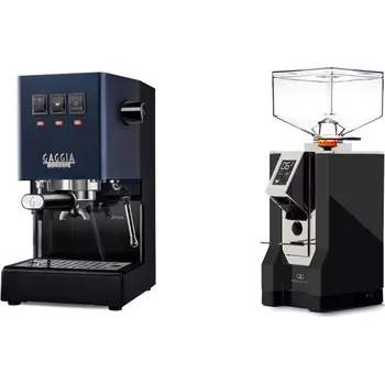 Kávovar Gaggia Classic E24, blue + Eureka Mignon Perfetto, CR black