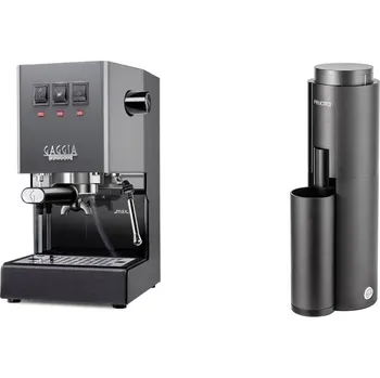 Kávovar Gaggia Classic E24, grey + Felicita F47, black