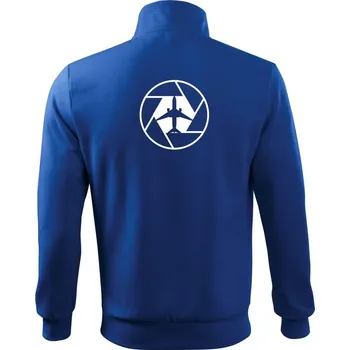 Pánská mikina Clona spotting - Mikina bez kapuce Adventure - 3XL ( Královská modrá )