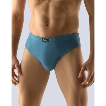 GINA pánské slipy se širším bokem, širší bok, šité, jednobarevné 71080P petrolejová 58/60 - skladem 3ks