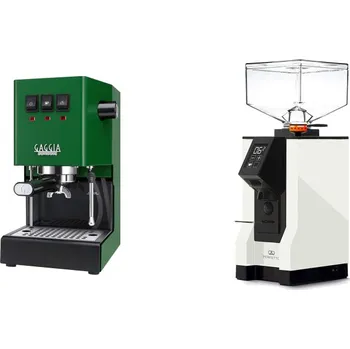Kávovar Gaggia Classic E24, green + Eureka Mignon Perfetto, BL white