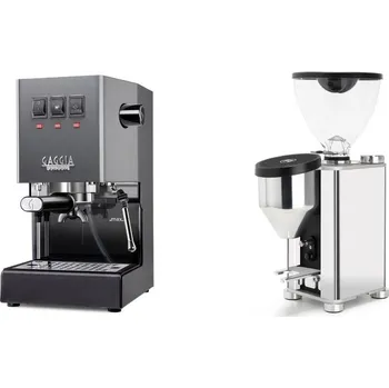 Kávovar Gaggia Classic E24 BC, grey + Rocket Espresso GIANNINO, chrome…