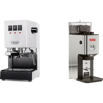 Kávovar Gaggia Classic E24, white + Lelit William PL72-P