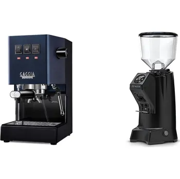 Kávovar Gaggia Classic E24, blue + Eureka Zenith 65 Touch, black