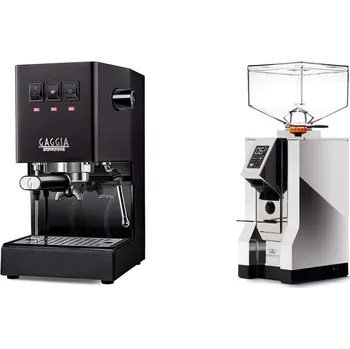 Kávovar Gaggia Classic E24, black + Eureka Mignon Perfetto, CR chrome