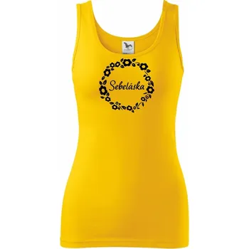 Dámské tričko Sebeláska - Dámské tílko - XS ( Žlutá )