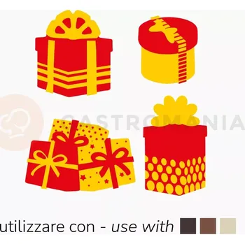 Čokoládová tyčinka Transferová forma s dekorem, 10 ks, dárky | PAVONI, T1015SB