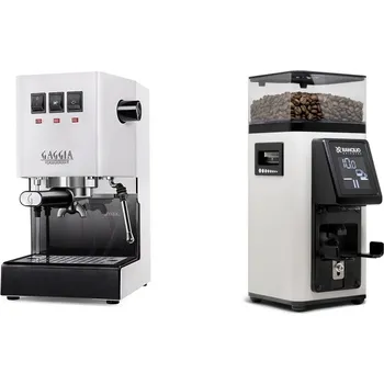 Kávovar Gaggia Classic E24, white + Rancilio STILE, white