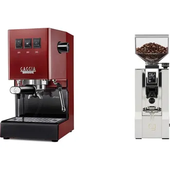 Kávovar Gaggia Classic E24 BC, red + Eureka Mignon XL, CR white