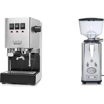 Kávovar Gaggia Classic E24 BC, stainless steel + ECM S-Automatik 64