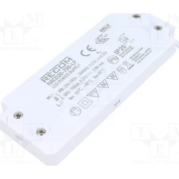 Napájecí zdroj pro osvětlení RECOM RACD20-700-LP