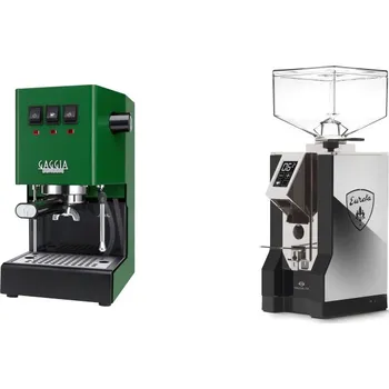 Kávovar Gaggia Classic E24, green + Eureka Mignon Specialita, NX black