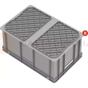 Nádoba na led Plastová nádoba Serie Europa šedá - vnitřní výška 305 mm | PAVONI, E6432