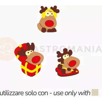 Čokoládová tyčinka Transferová forma s dekorem, 10 ks, sobi | PAVONI, T1010SB