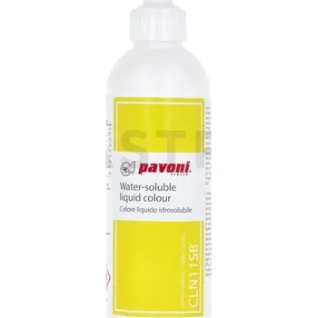 Výroba svíčky Barvivo rozpustné ve vodě 190 ml citronová žluť | PAVONI, CLN11SB