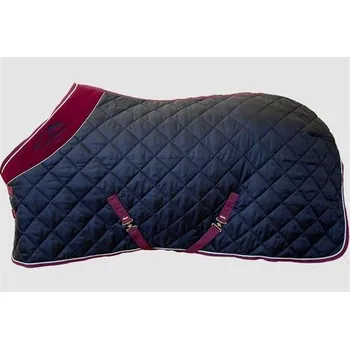 Deka pro koně Stájová deka Kentaur 200g, modro-vínová - 155 cm