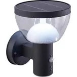 LED Venkovní solární nástěnné svítidlo se senzorem LARIX LED/3W/3,7V IP44
