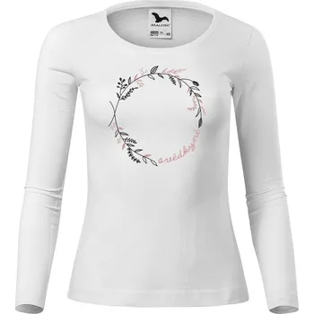 Dámské tričko DOBRÝ TRIKO Dámské bavlněné triko Svědkyně kruh Velikost: 3XL, Barva: Bílá