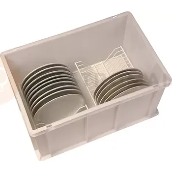 Plastové stojany na talíře pro nádoby řady Europa - 32 kusů, max. průměr 260 mm | PAVONI, GRIGLIA32