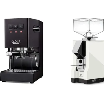 Příprava kávy Gaggia Classic E24, black + Eureka Mignon Silenzio, CR white