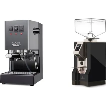 Kávovar Gaggia Classic E24, grey + Eureka Mignon Specialita, CR black