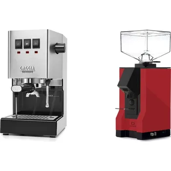 Kávovar Gaggia Classic E24 BC, stainless steel + Eureka Mignon Silenzio…