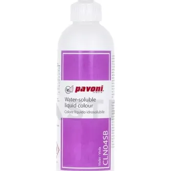 Výroba svíčky Barvivo rozpustné ve vodě 190 ml fialová | PAVONI, CLN04SB
