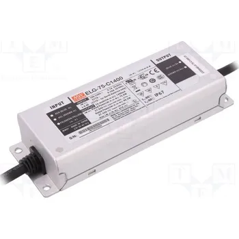 Napájecí zdroj pro osvětlení MEAN WELL ELG-75-C1400-3Y