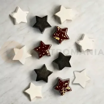 Kuchyňská sůl Silikonová forma na monoporce - 600x400 mm - Hvězda 100 ml, hvězda | PAVONI, PX083