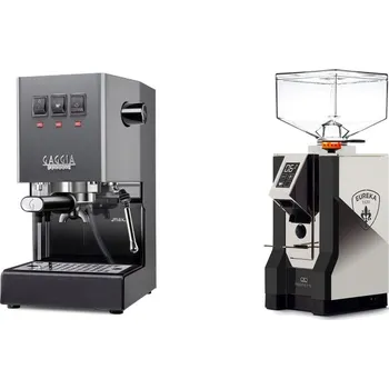 Kávovar Gaggia Classic E24, grey + Eureka Mignon Perfetto, NX black