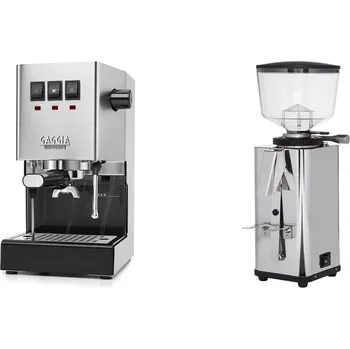 Kávovar Gaggia Classic E24, stainless steel + ECM S-Manuale 64