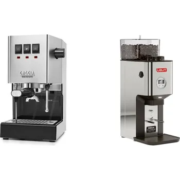 Kávovar Gaggia Classic E24, stainless steel + Lelit William PL72-P